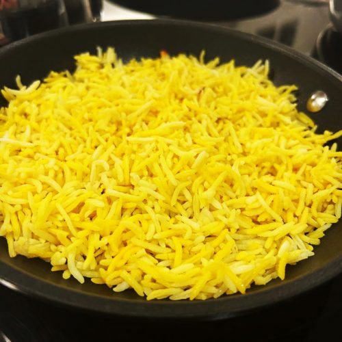 Zerdeçallı Basmati Pilavı
